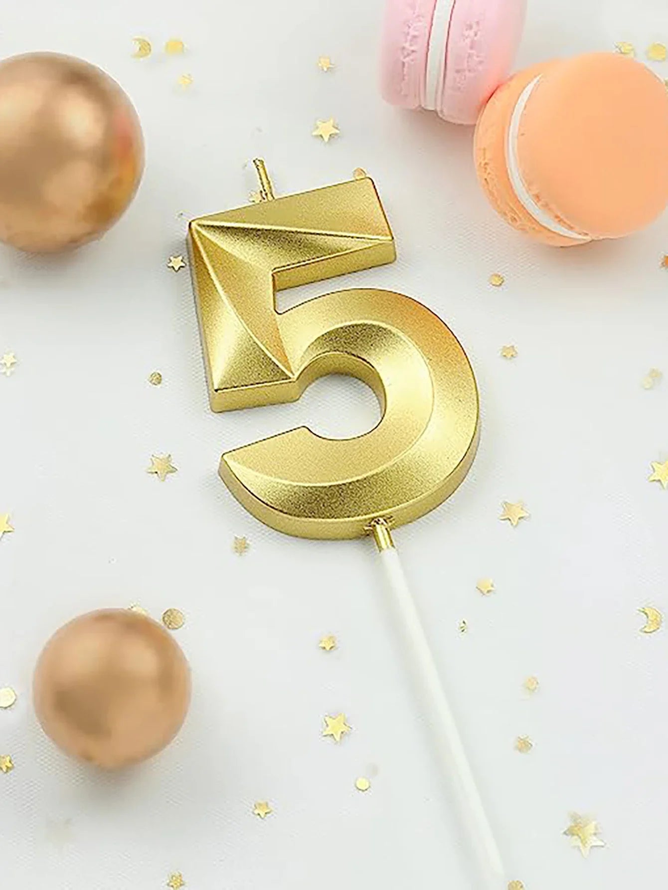 1pc-Birthday candles, cake digital candles, sparkling cake top decorations for parties, weddings, and birthday decorations