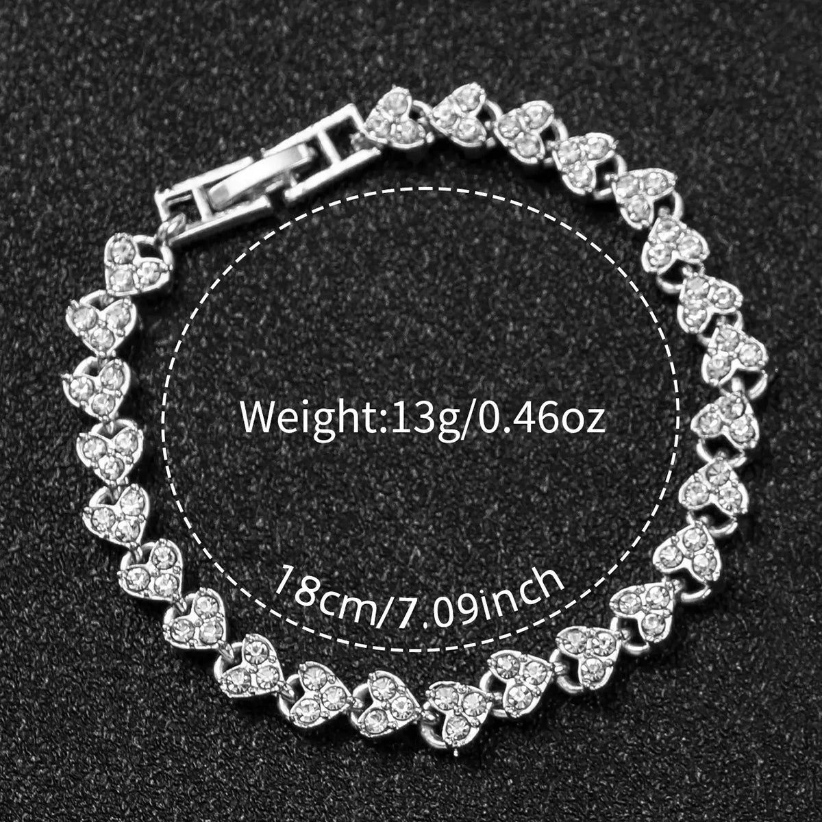 2pcs/set Women Stainless Steel Band Diamond Quartz Watch and Bracelet Set-Non Fadable & Best Selling Product