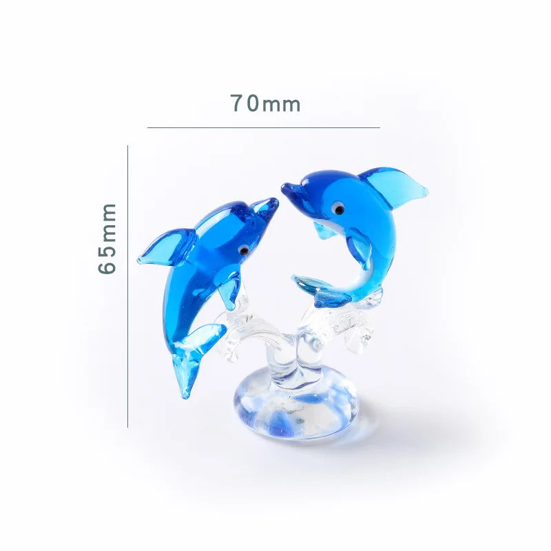 1 Piece Romantic Crystal Glass Creative Cute Little Dolphin Birthday Wedding Present Hot Sale