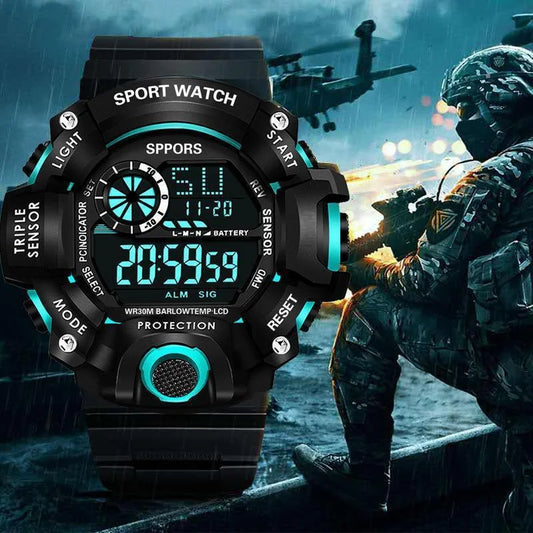 Kegllect Top Selling Product Watch  Men Sports Multifunction Life Digital Watch Casual Watches Best Watch for Gym
