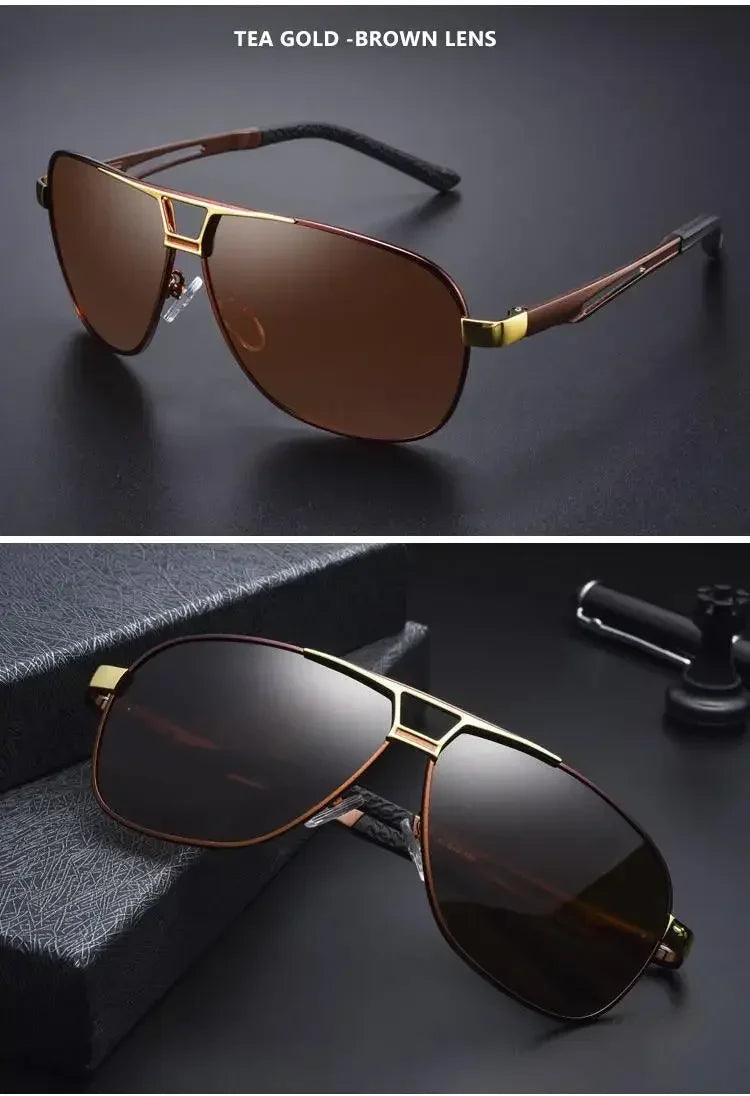 Photochromic Polarized Sunglasses for Men Fashion Sun Glasses Men Women Luxury Driving Classic Cycling Sunglasses 2024