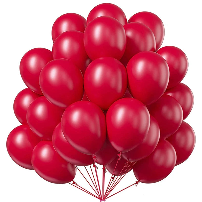 10/20/30pc 10/12inch Pearl Latex Balloon White Pink Blue Helium Ball Wedding Adult Birthday Party Decoration Baby Shower Globos