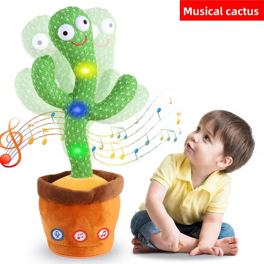 1 Piece -Talking And Dancing Cactus Toy For Baby Boys And Girls,Singing Recording,Gift That Can Talk To You Repeatedly-Perfect Choice For Kids