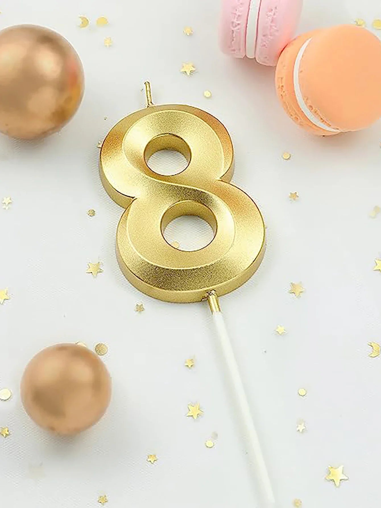 1pc-Birthday candles, cake digital candles, sparkling cake top decorations for parties, weddings, and birthday decorations