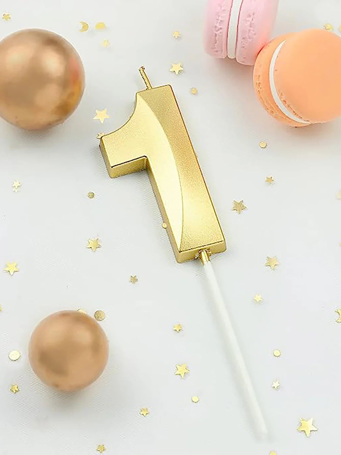 1pc-Birthday candles, cake digital candles, sparkling cake top decorations for parties, weddings, and birthday decorations