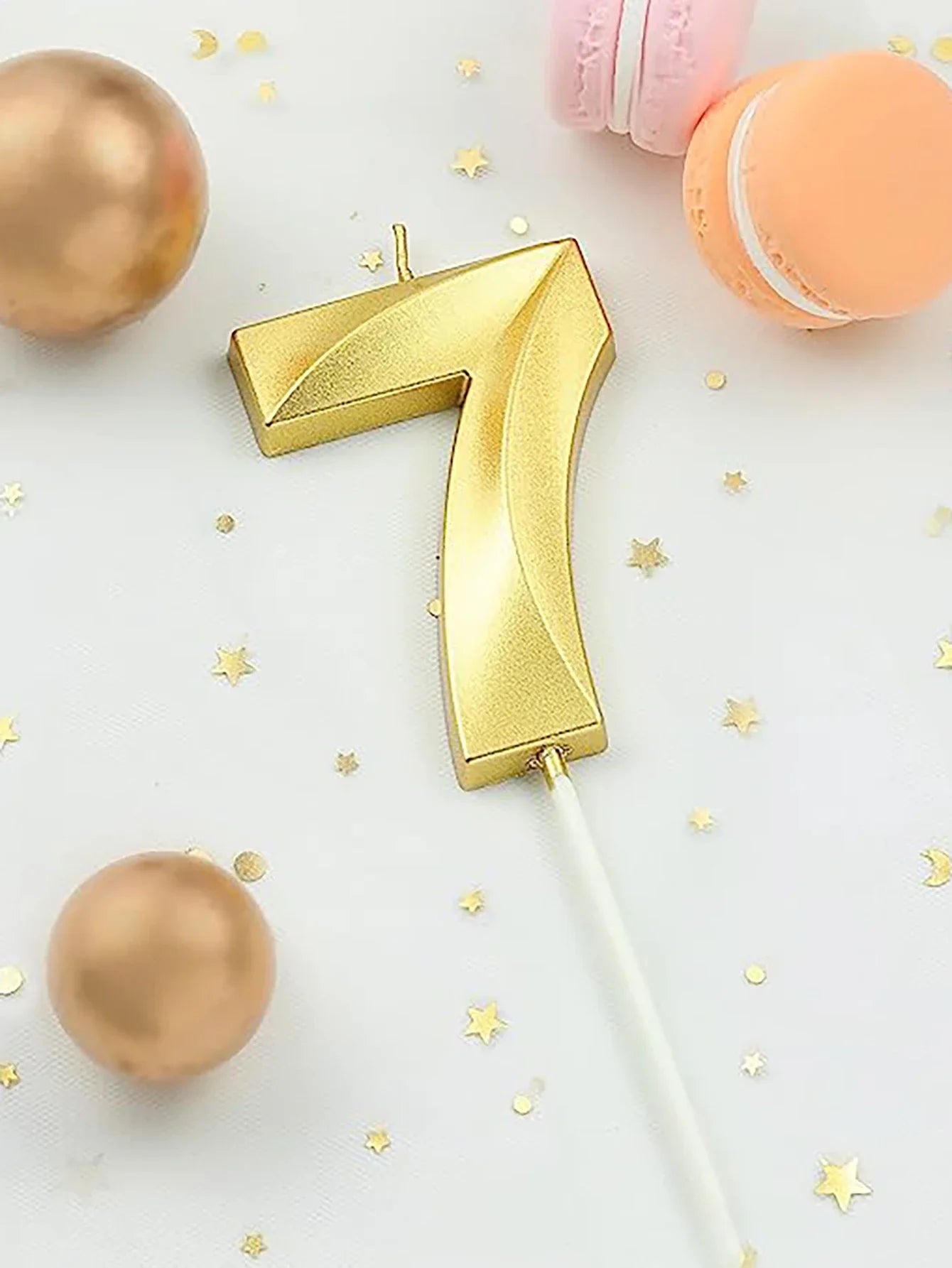 1pc-Birthday candles, cake digital candles, sparkling cake top decorations for parties, weddings, and birthday decorations