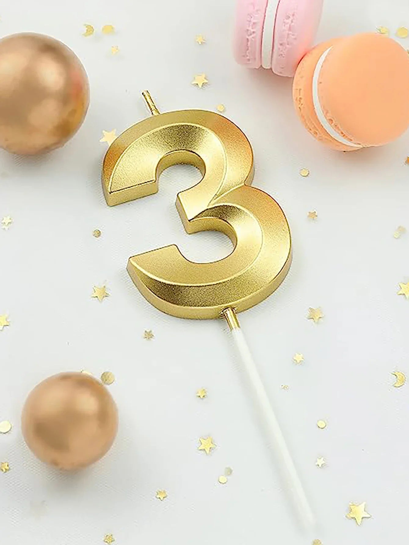 1pc-Birthday candles, cake digital candles, sparkling cake top decorations for parties, weddings, and birthday decorations