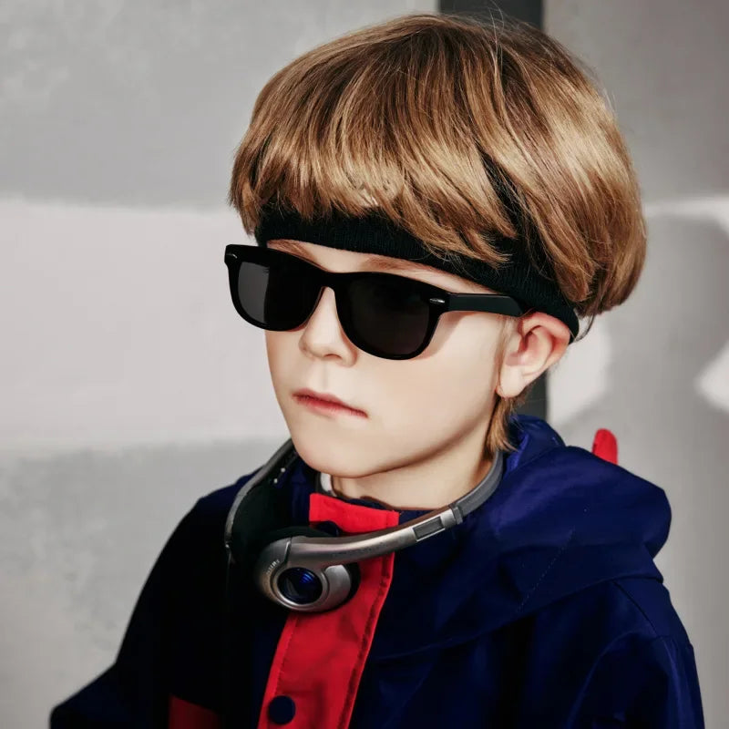 Kids Polarized Sunglasses TR90 Boys Girls UV Protection Sun Glasses Silicone Safety Glasses For Children Baby Eyewear Age 3-12