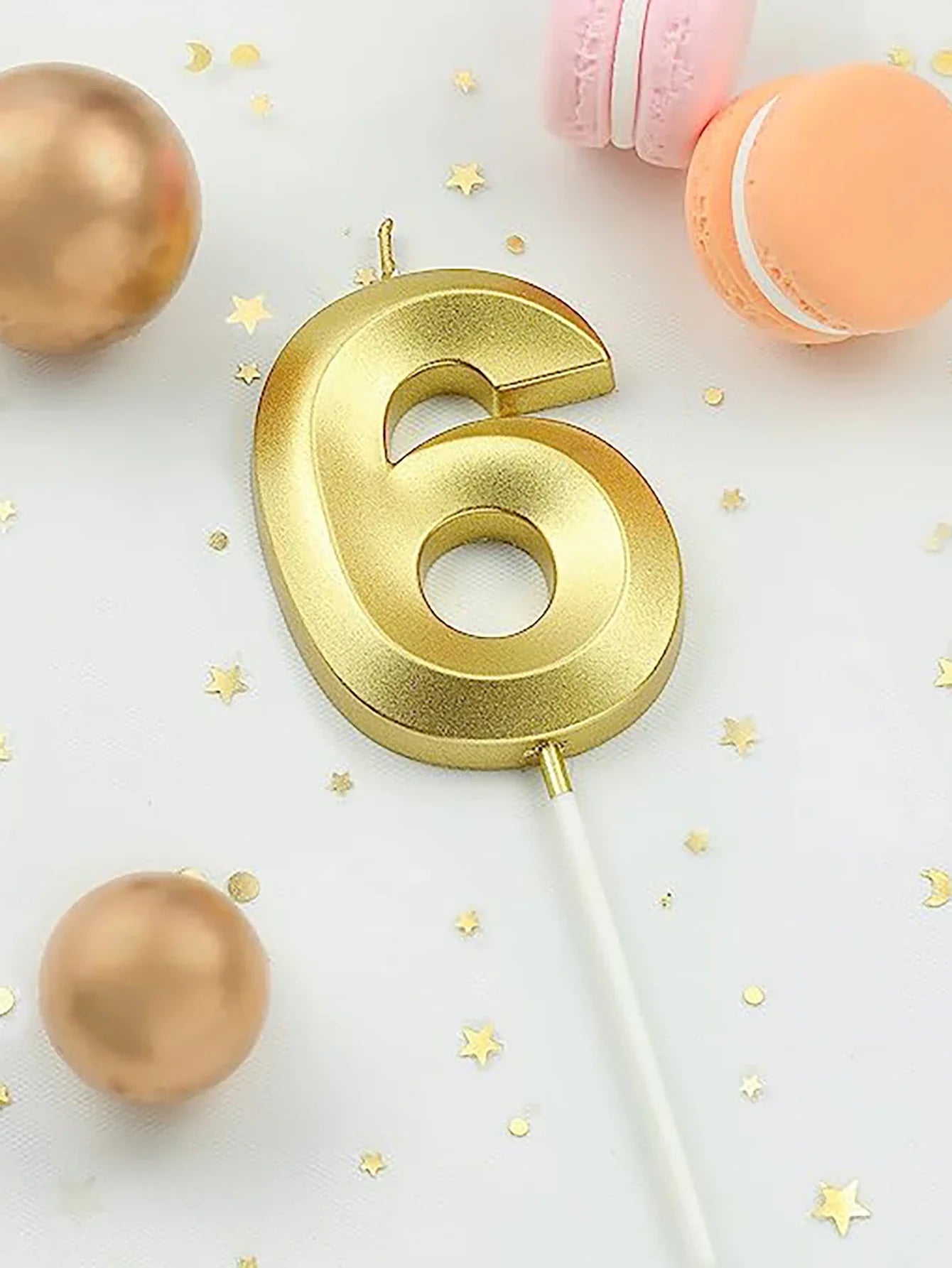 1pc-Birthday candles, cake digital candles, sparkling cake top decorations for parties, weddings, and birthday decorations