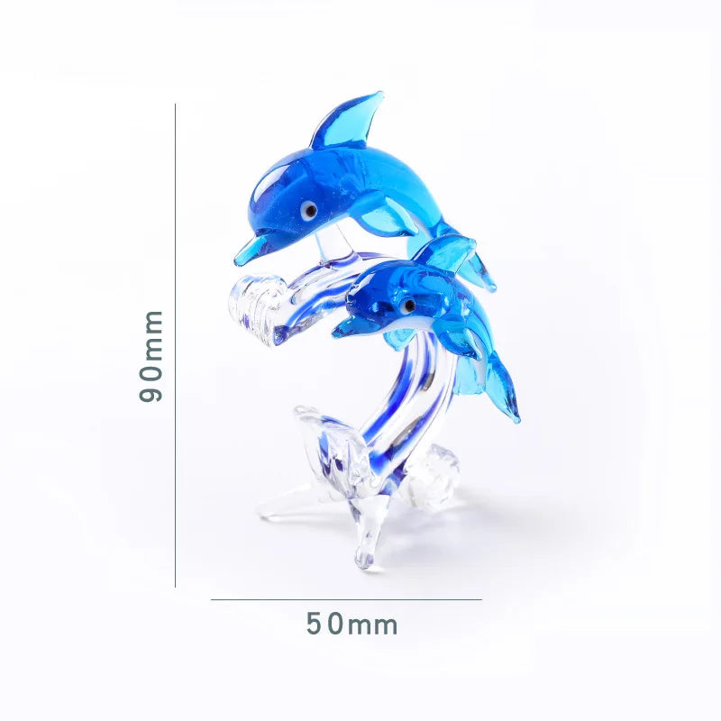 1 Piece Romantic Crystal Glass Creative Cute Little Dolphin Birthday Wedding Present Hot Sale