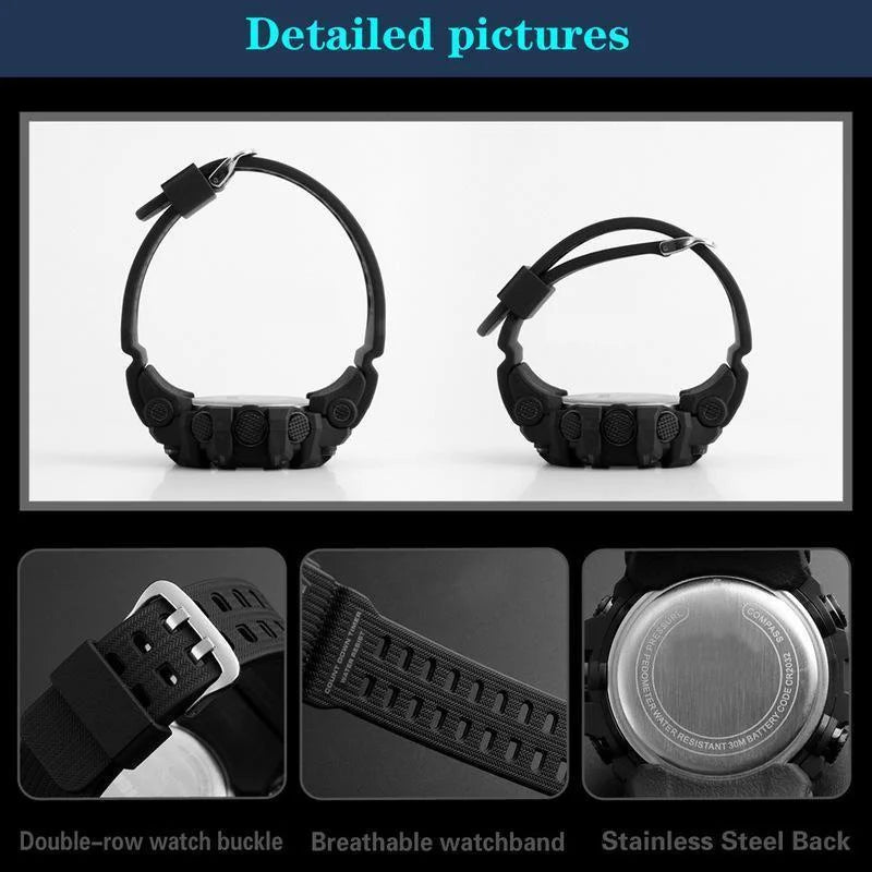 Kegllect Top Selling Product Watch  Men Sports Multifunction Life Digital Watch Casual Watches Best Watch for Gym