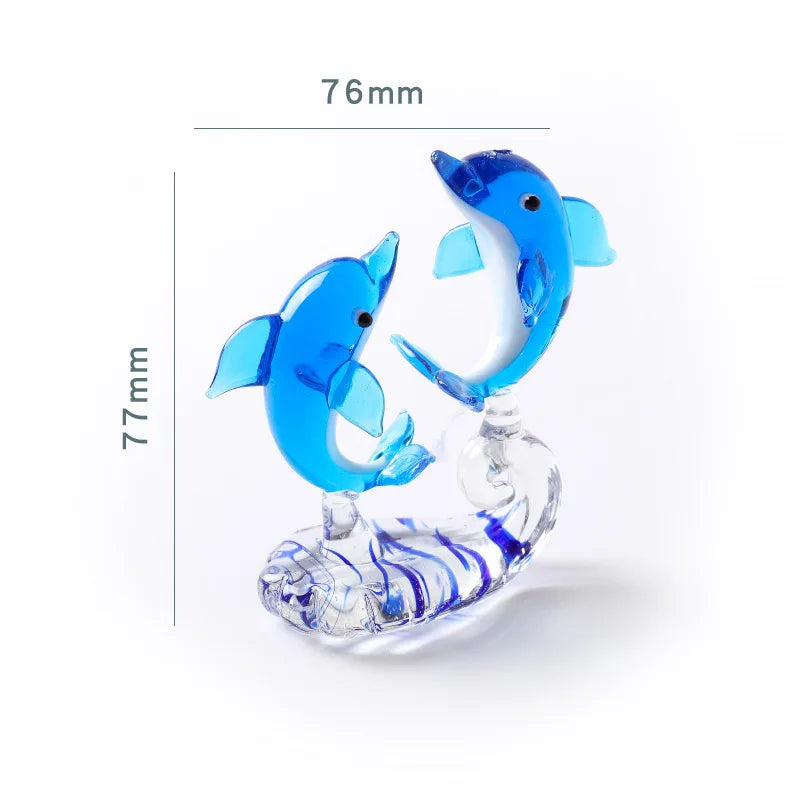 1 Piece Romantic Crystal Glass Creative Cute Little Dolphin Birthday Wedding Present Hot Sale