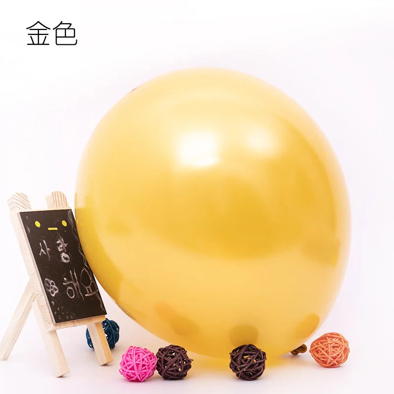 Pearl White Latex Balloon Wedding Party 10/12inch Purple Helium Baloon Decoration Birthday Party Festival Decor Wedding Supplies