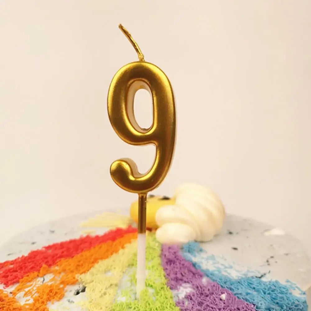 1 2 3 4 5 6 7 8 9 0 Number Birthday Candles Glitter Kids Birthday Candles Cake Topper Wedding Decoration Cake Decorating Candles