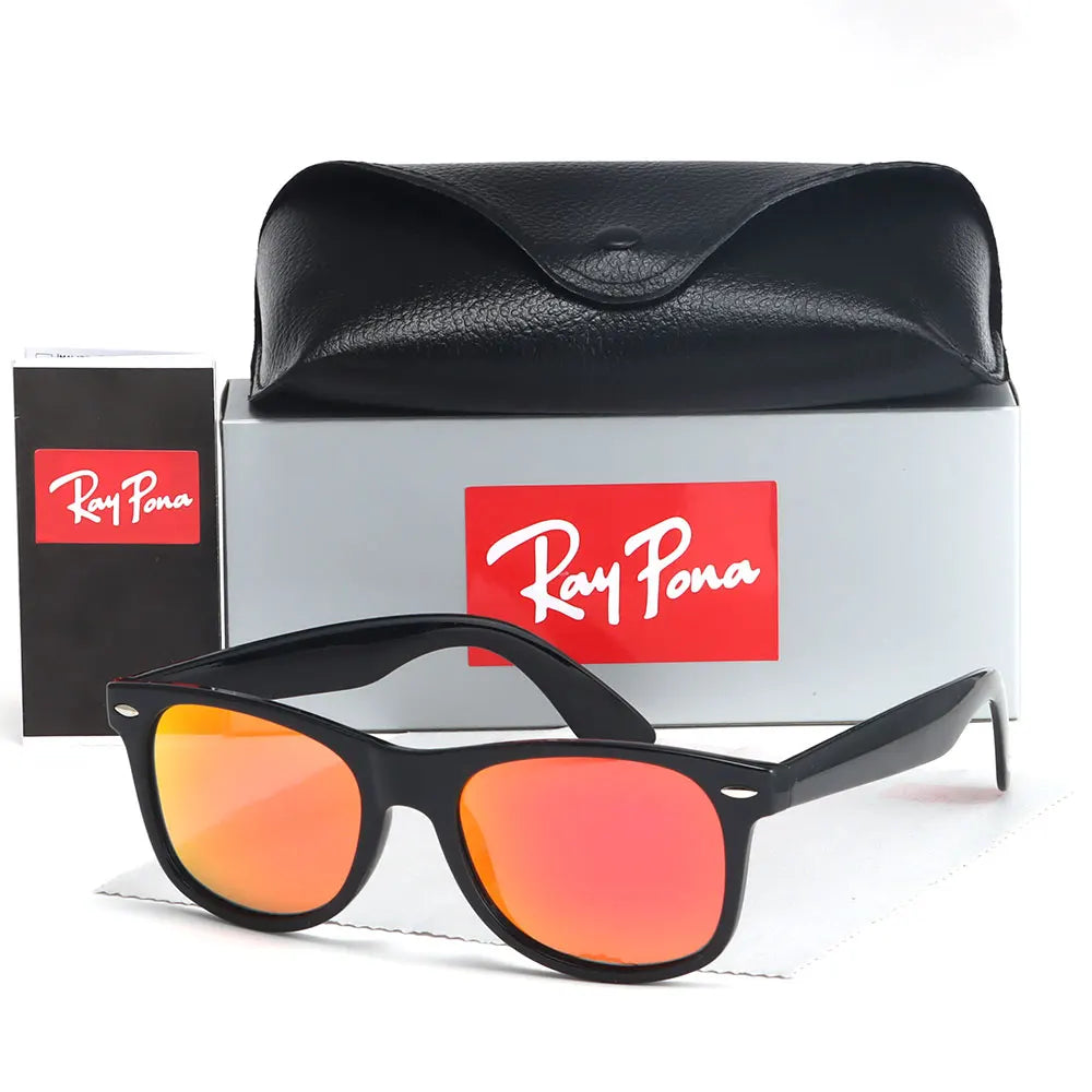 Mens Designer Square Polarized Sunglasses For Cycling Women Luxury Brand Rivet Sun Glasses Ladies Bans Eyewear UV400 Oculos De
