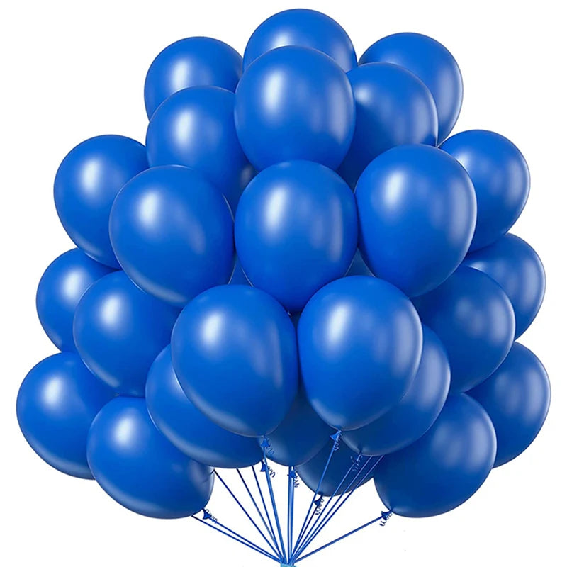 10/20/30pc 10/12inch Pearl Latex Balloon White Pink Blue Helium Ball Wedding Adult Birthday Party Decoration Baby Shower Globos