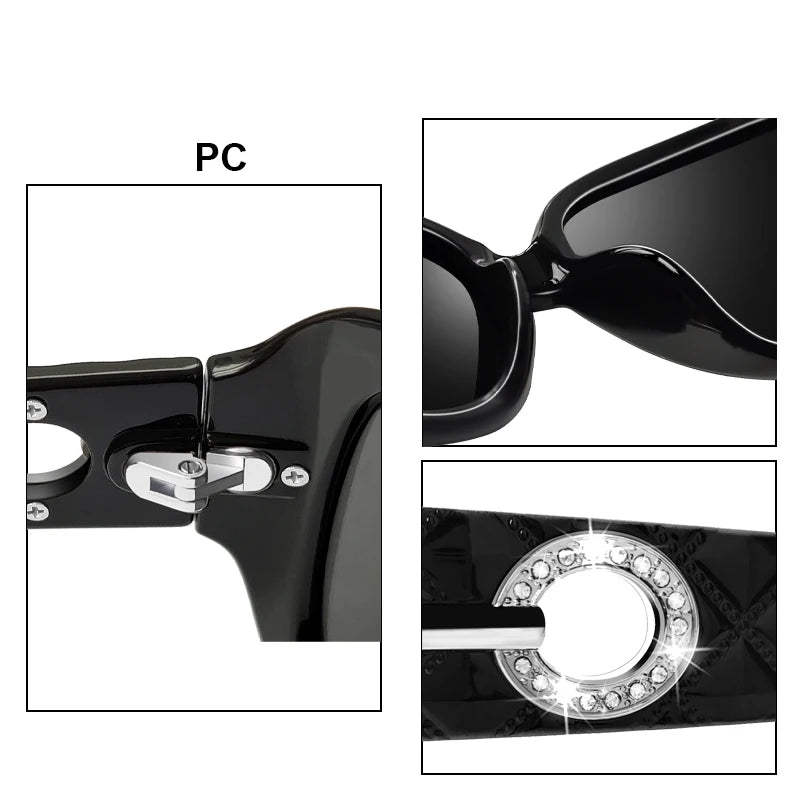 Polarized Sunglasses Women Brand Designer Sun Glasses Fashion Classic Big Frame Glass Female Vintage Oculos De Sol
